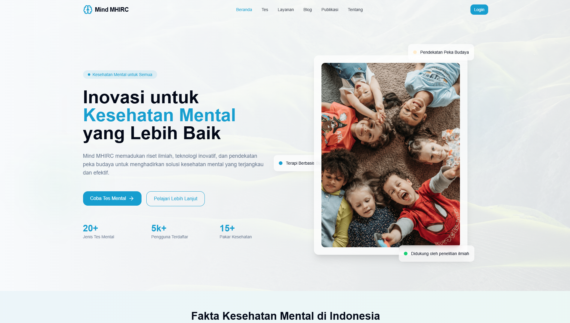Platform Tes Mental Integrasi AI