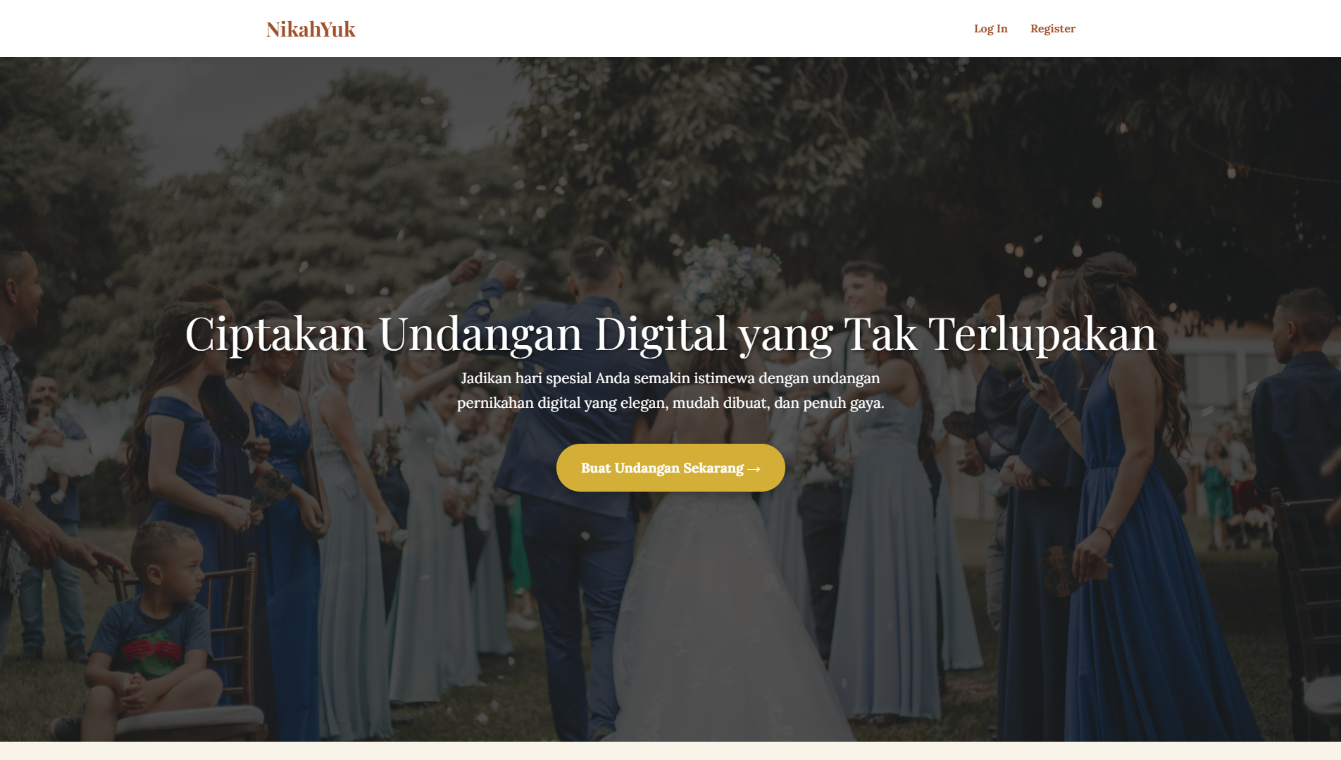 Platform Wedding Invitation
